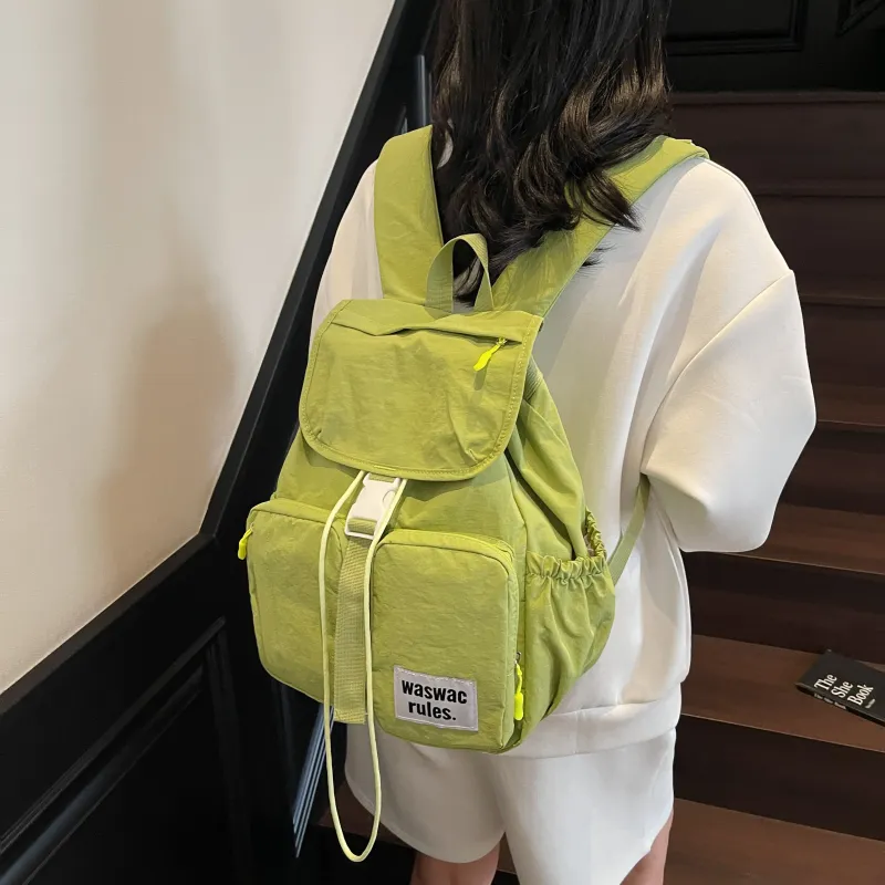 PAIBLOKS Fabric Backpack Unisex Multicolor-5