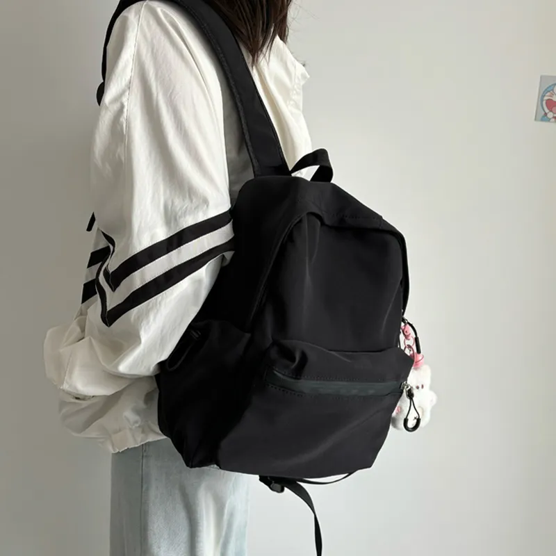 PAIBLOKS Nylon Fabric Backpack Small Size Unisex Multicolor-1