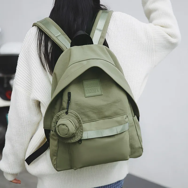 PAIBLOKS Nylon Backpack Unisex Multicolor-1