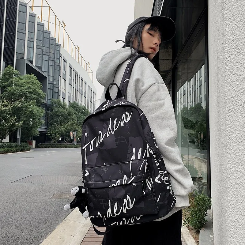 PAIBLOKS Nylon Backpack Unisex Multicolor-1