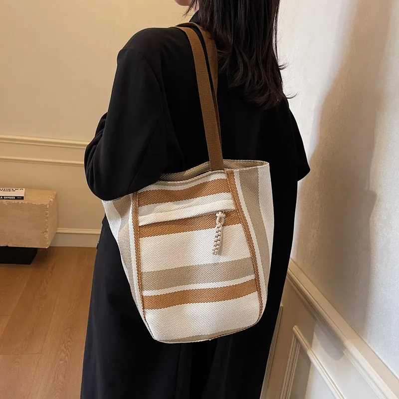 PAIBLOKS Canvas Bag Tote Crossbody Bag Shoulder Bag Regular Unisex Multicolor-14