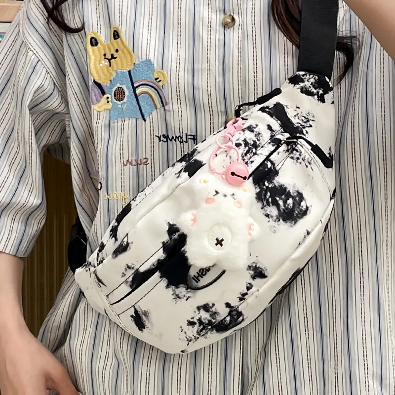 PAIBLOKS Nylon Sling Bag Regular Unisex Multicolor-1