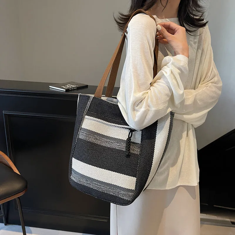 PAIBLOKS Canvas Bag Tote Crossbody Bag Shoulder Bag Regular Unisex Multicolor-5