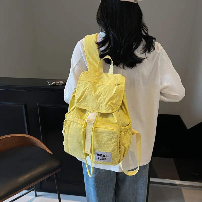 PAIBLOKS Fabric Backpack Unisex Multicolor-11