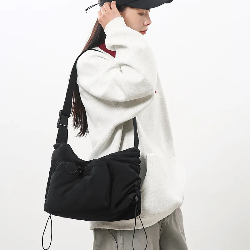 PAIBLOKS Nylon Crossbody Bag Shoulder Bag Unisex Multicolor-5