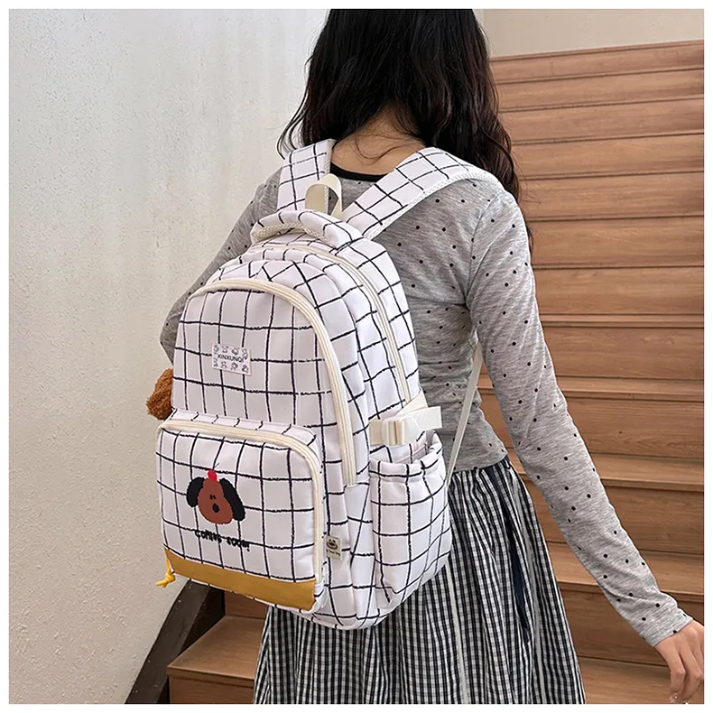 PAIBLOKS Nylon Backpack Regular Unisex Multicolor-28