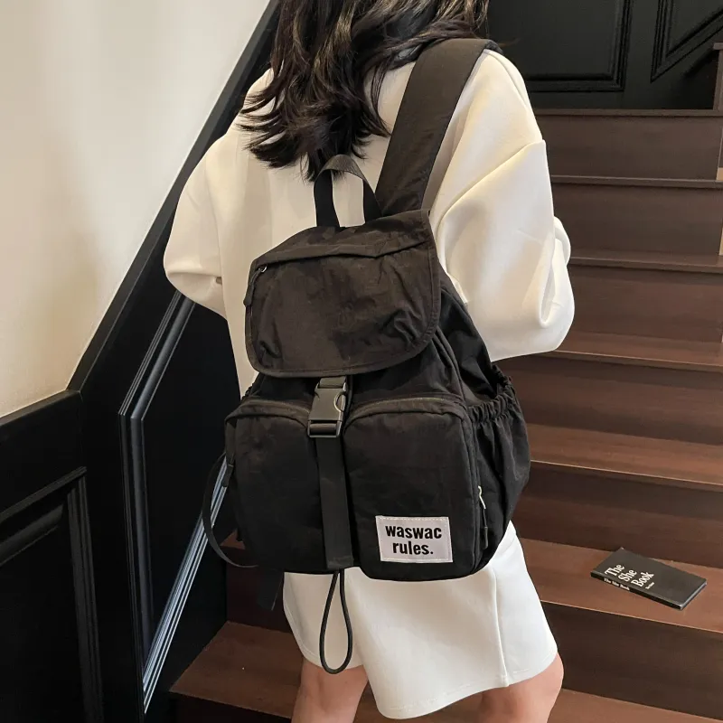 PAIBLOKS Fabric Backpack Unisex Multicolor-20