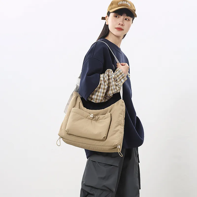 PAIBLOKS Nylon Crossbody Bag Shoulder Bag Unisex Multicolor-14