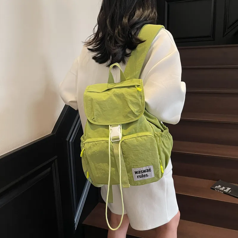 PAIBLOKS Fabric Backpack Unisex Multicolor-2