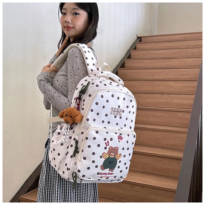 PAIBLOKS Nylon Backpack Regular Unisex Multicolor-7