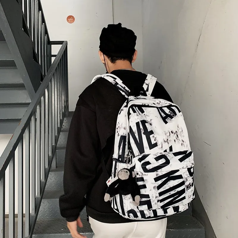 PAIBLOKS Nylon Backpack Unisex Multicolor-10