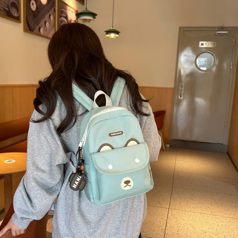 PAIBLOKS Nylon Backpack Regular Unisex Multicolor-6