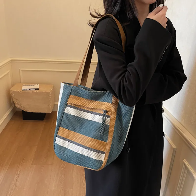 PAIBLOKS Canvas Bag Tote Crossbody Bag Shoulder Bag Regular Unisex Multicolor-11