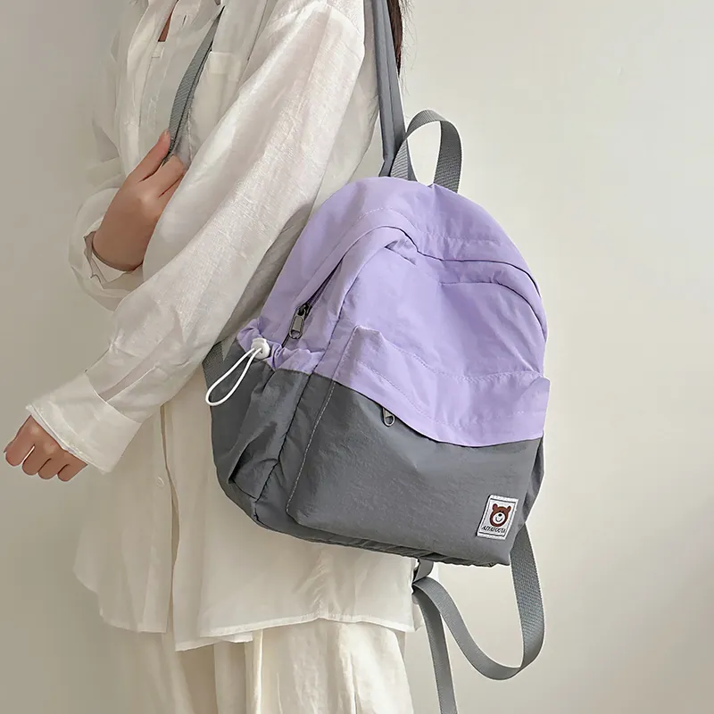 PAIBLOKS Nylon Backpack Women's Multicolor-20