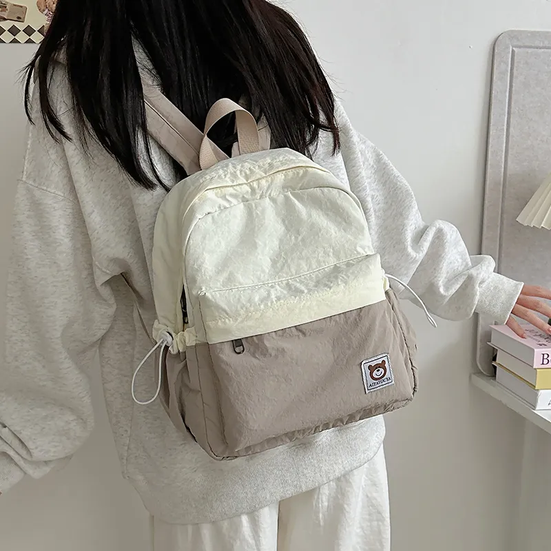 PAIBLOKS Nylon Backpack Women's Multicolor-14