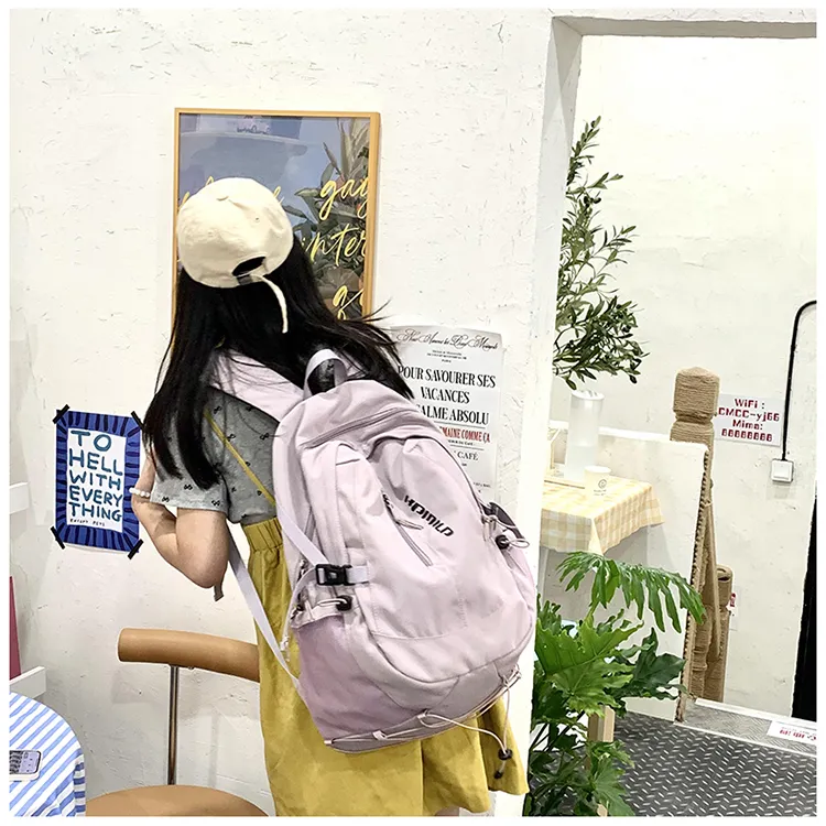 PAIBLOKS Nylon Backpack Regular Unisex Multicolor-7