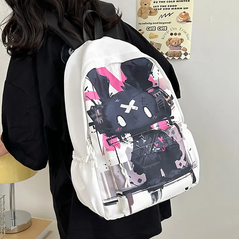 PAIBLOKS Nylon Backpack Regular Unisex Multicolor-14