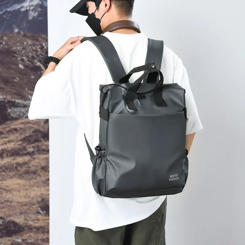 PAIBLOKS Waterproof Fabric Backpack Unisex Multicolor-2