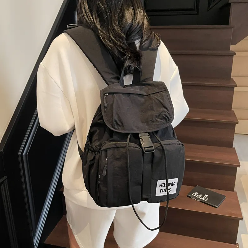 PAIBLOKS Fabric Backpack Unisex Multicolor-21