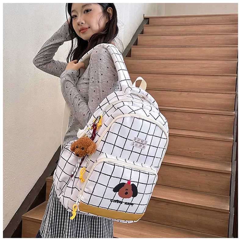 PAIBLOKS Nylon Backpack Regular Unisex Multicolor-25