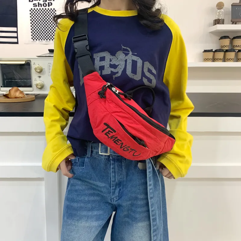 PAIBLOKS Oxford Sling Bag Unisex Multicolor-16
