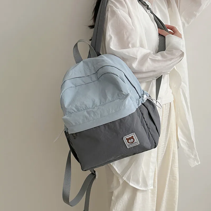 PAIBLOKS Nylon Backpack Women's Multicolor-10