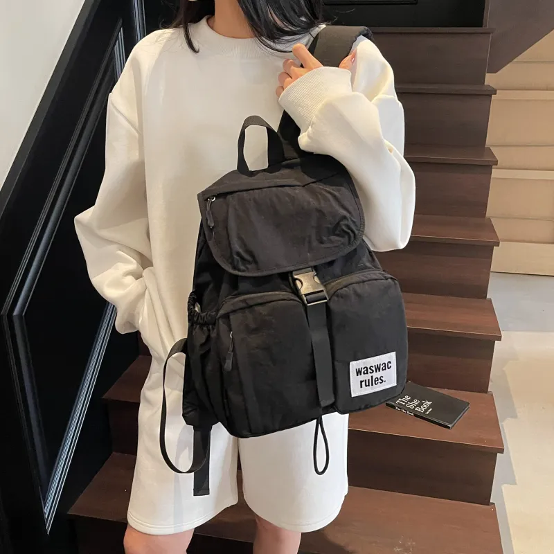 PAIBLOKS Fabric Backpack Unisex Multicolor-19