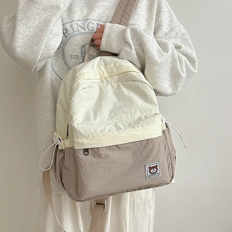 PAIBLOKS Nylon Backpack Women's Multicolor-17