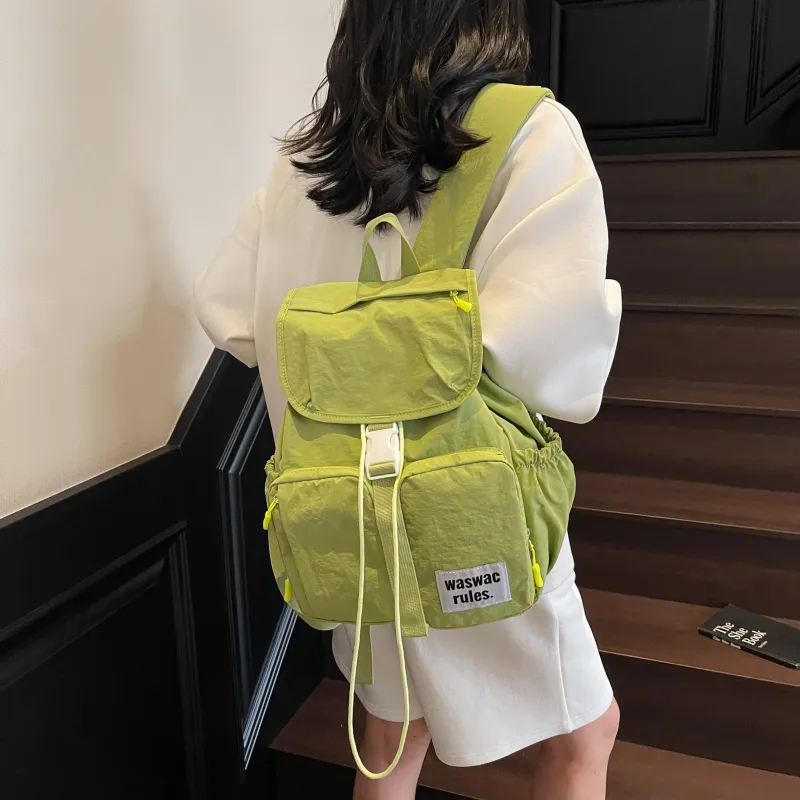 PAIBLOKS Fabric Backpack Unisex Multicolor-1