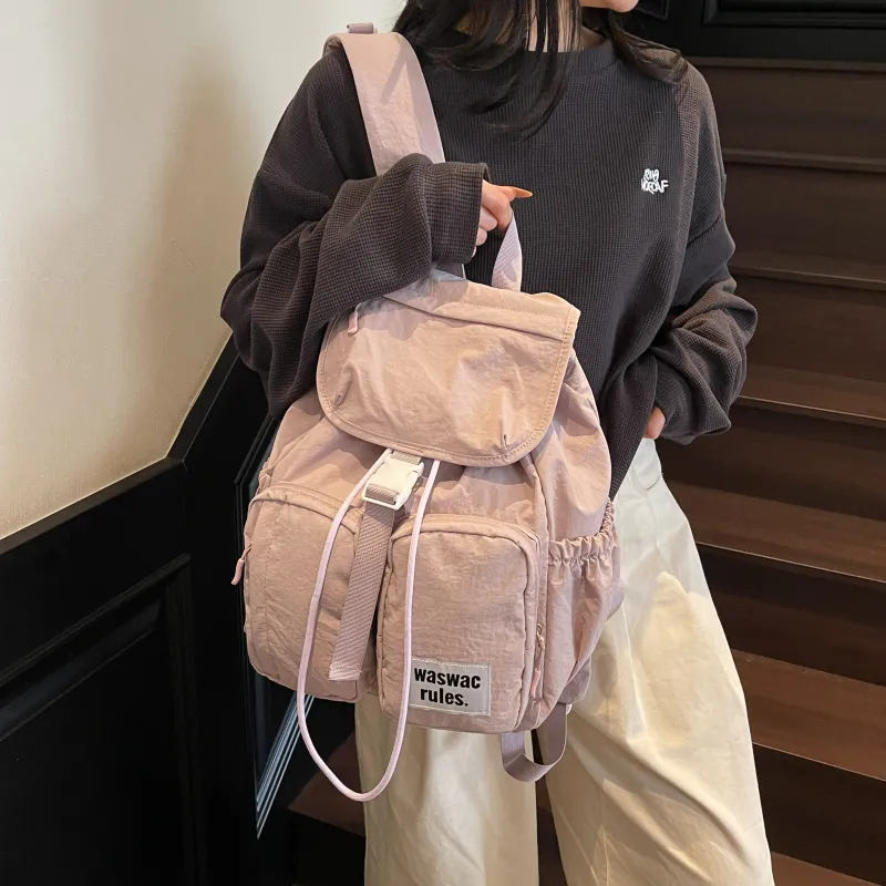 PAIBLOKS Fabric Backpack Unisex Multicolor-14