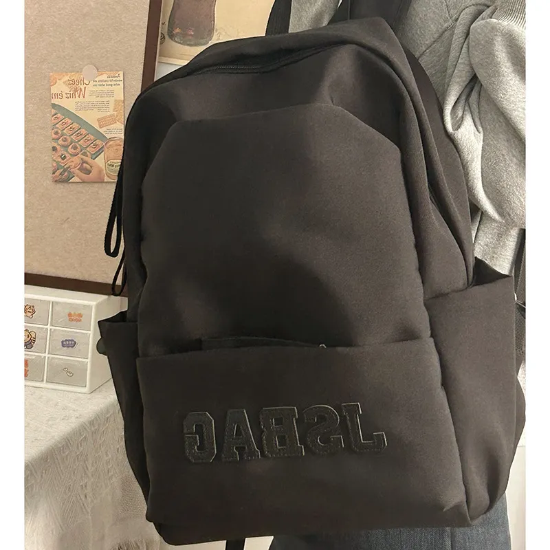 PAIBLOKS Water Resistant Fabric Backpack Regular Women's Men's All Multicolor-3