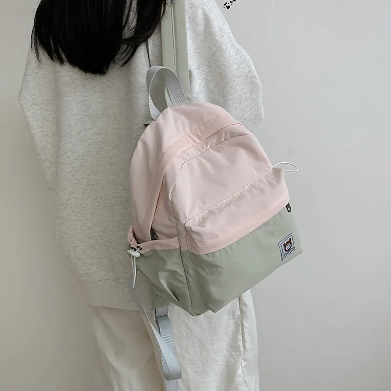 PAIBLOKS Nylon Backpack Women's Multicolor-3