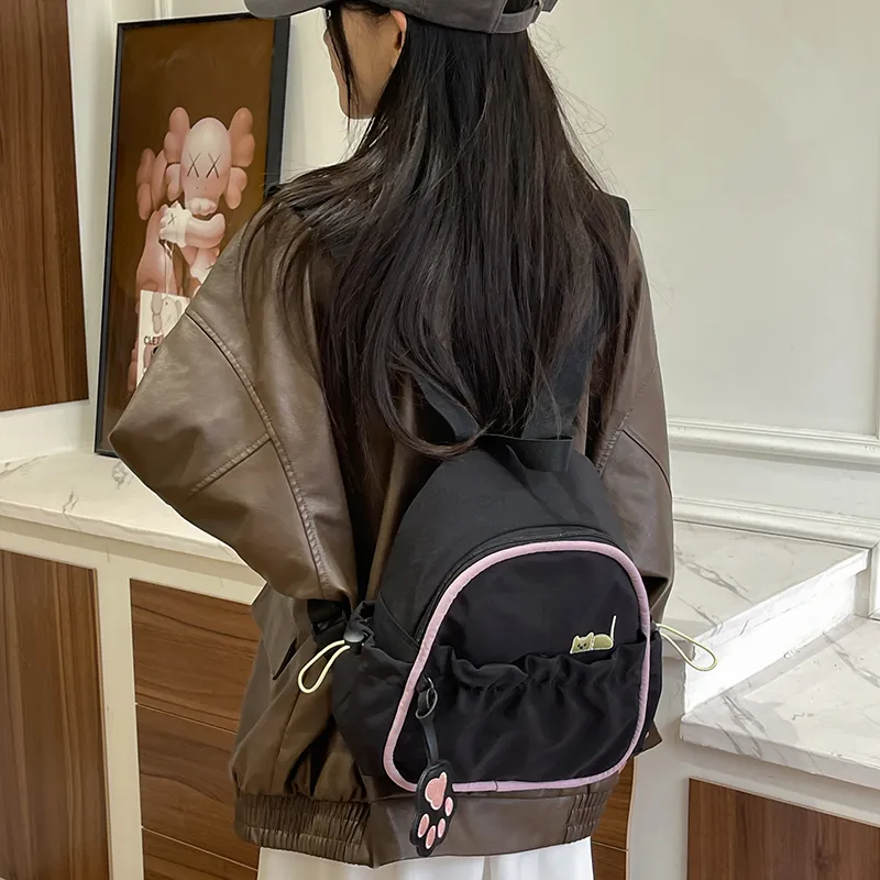 PAIBLOKS Nylon Backpack Mini Unisex Multicolor-1
