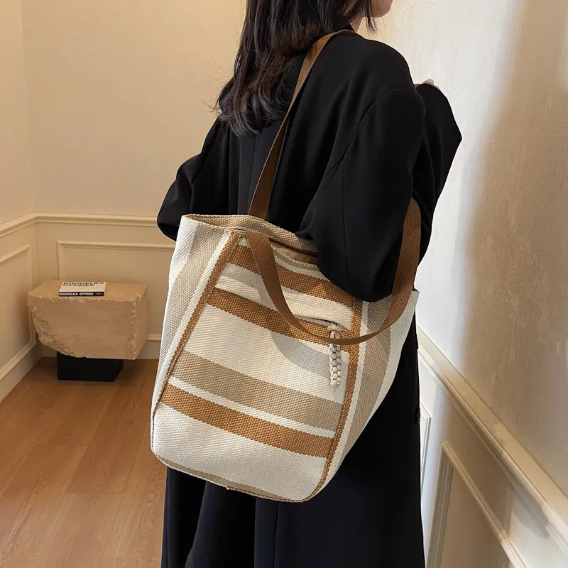 PAIBLOKS Canvas Bag Tote Crossbody Bag Shoulder Bag Regular Unisex Multicolor-16