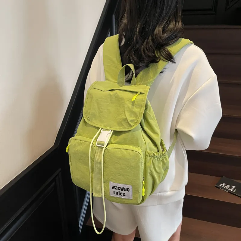 PAIBLOKS Fabric Backpack Unisex Multicolor-4