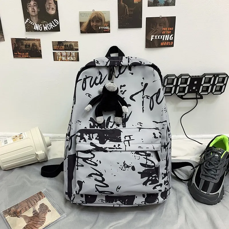 PAIBLOKS Nylon Backpack Unisex Multicolor-13