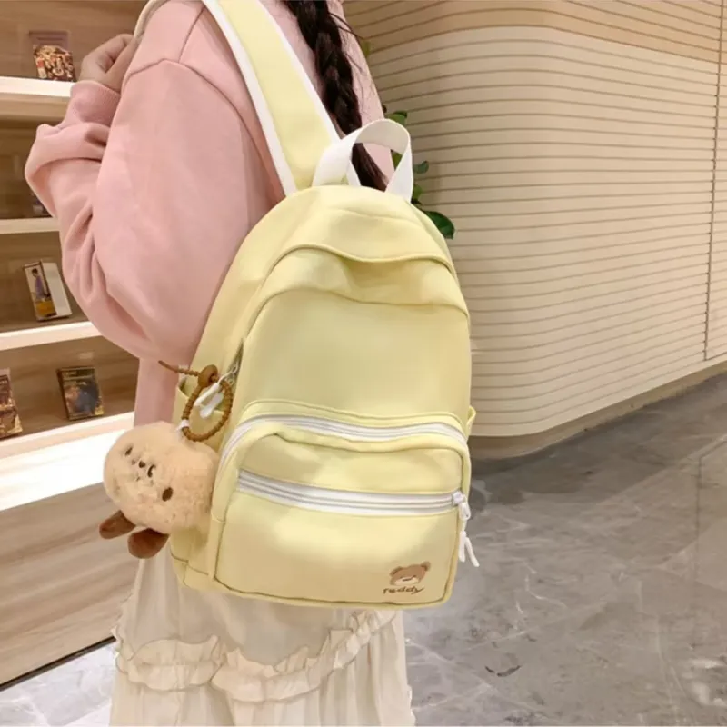 PAIBLOKS Nylon Backpack Unisex Multicolor-5