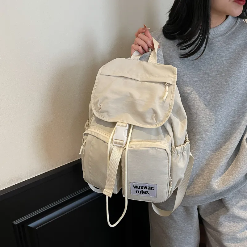 PAIBLOKS Fabric Backpack Unisex Multicolor-25