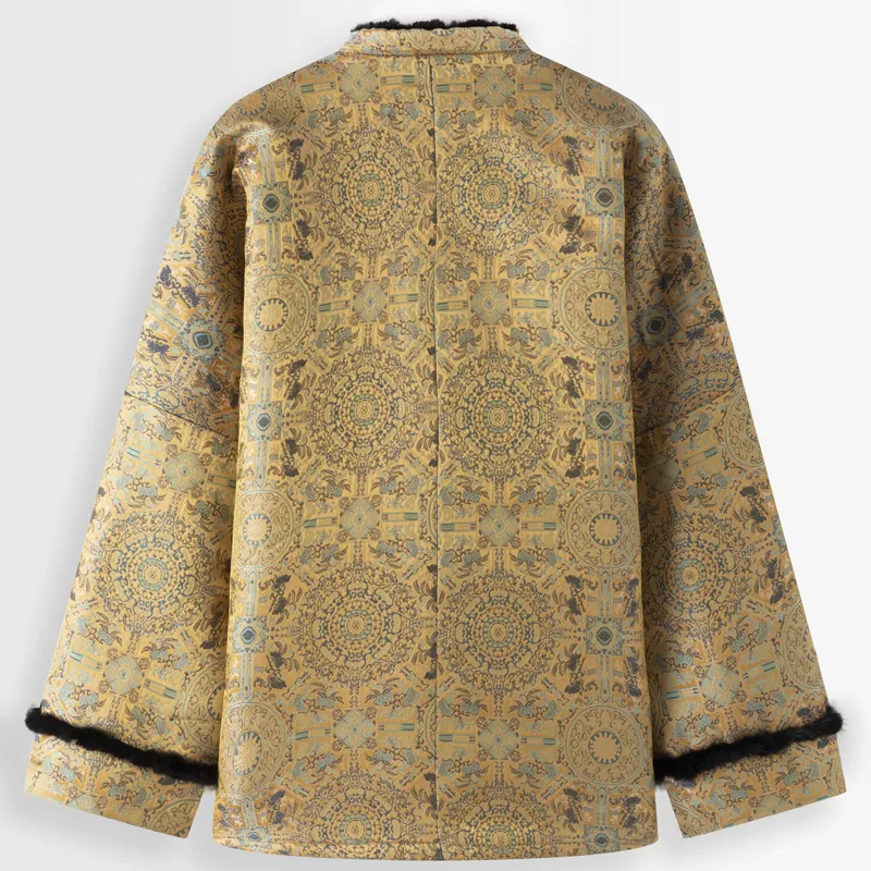 XUANSHENG Puffer Jacket Men's Yellow-1