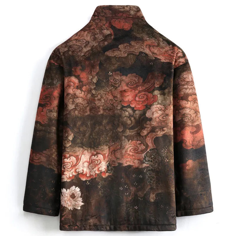 XUANSHENG Jackets Coats Men's Cloud Leopard-1