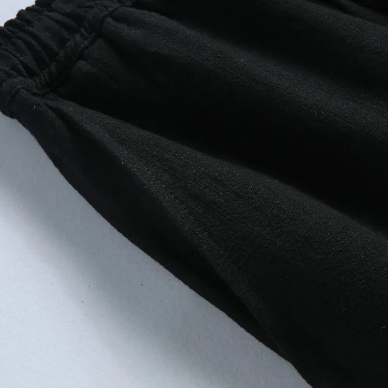 XUANSHENG Casual Pants Men's Black-4