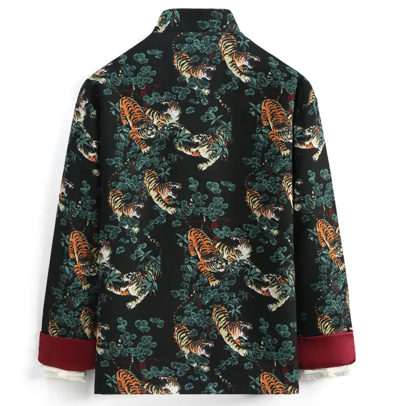 XUANSHENG Jackets Coats Men's One Forest Two Tigers-1