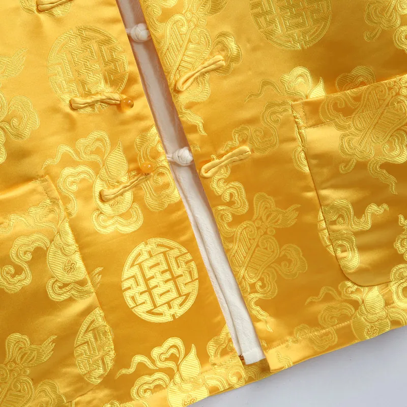 XUANSHENG Jackets Coats Men's Gold-3