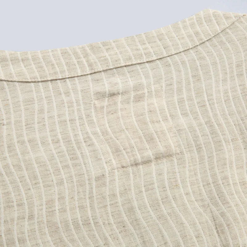 XUANSHENG T Shirts Men Hemp-1