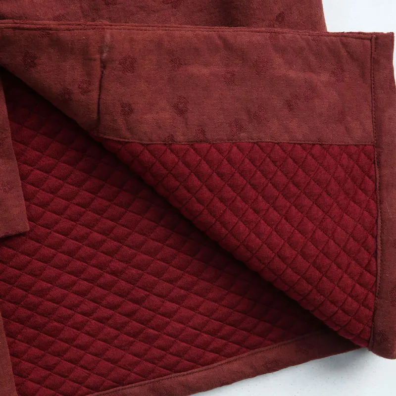 XUANSHENG Vests Men Burgundy-4