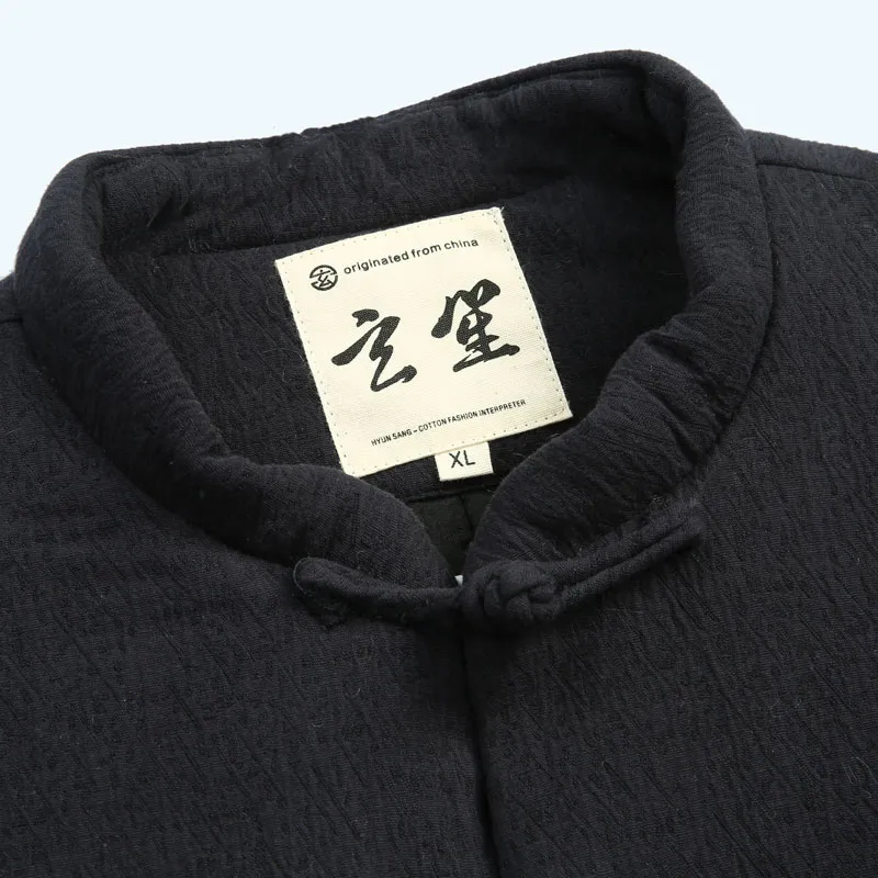 XUANSHENG Puffer Jacket Men's Navy Blue-4