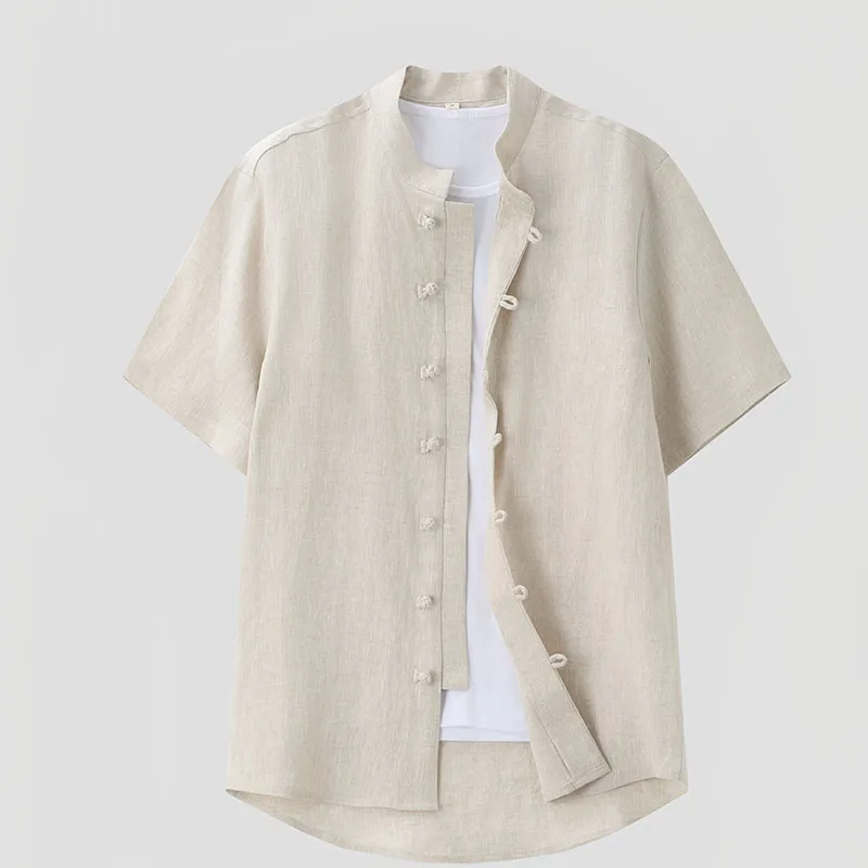 XUANSHENG Summer Shirt Matching Set Men's-1