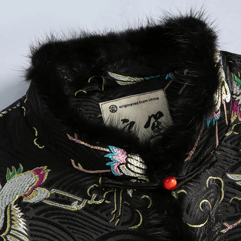 XUANSHENG Puffer Jacket Men's Thousand Paper Cranes-2