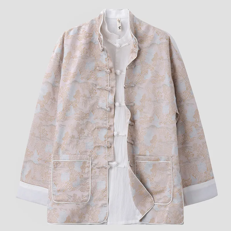 XUANSHENG Jackets Coats Men's Pavilions And Towers-1