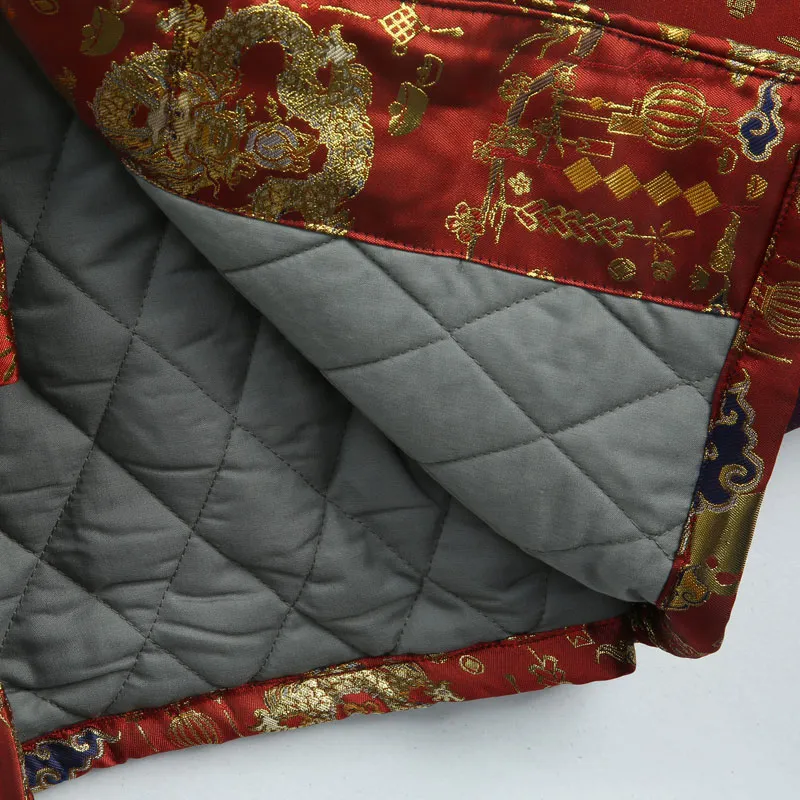 XUANSHENG Puffer Jacket Men's Red-3